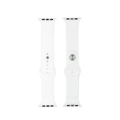 Watchband Goospery Silicone 44mm for Apple Watch series 4/3/2/1 White