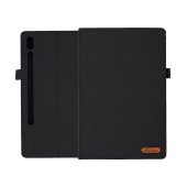 Book Case Ancus Fabric for Samsung SM-T860 / SM-T865 Galaxy Tab S6 Black