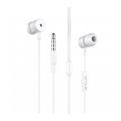 Hands Free Ancus Harmony MD44 in-Earbud Stereo 3.5 mm White Micrphone, Answer Button 1,2m
