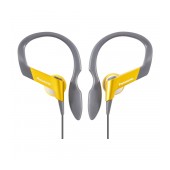 Hands Free Panasonic Stereo Earbud Clip On Ear-Hook RP-HS33E-Y 3.5mm Yellow1.2m No Mic
