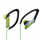 Hands Free Panasonic Stereo Earbud Clip On Ear-Hook RP-HS200E-G 3.5mm Green1.2m No Mic
