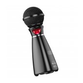 Wireless Microphone Hoco BK6 Hi-song V.5  Black with Karaoke Function and Micro SD Card