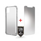 Case Shockproof TPU 1.2m Drop Test Energizer with Tempered Glass for Apple iPhone 11 Transparent
