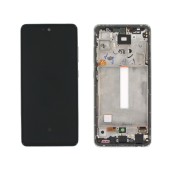 Original LCD with Digitizer with Frame  for Samamsung SM-A525F A52 4G/SM-A526B A52 5G White GH82-25524D