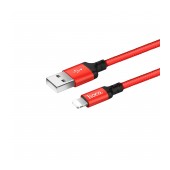 Data Cable Hoco X14 Times Speed USB to Lightning Fast Charging 2.0A Red 1m