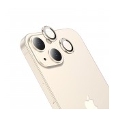 Frame Film Κάμερας Hoco 3D Metal for Apple iPhone 13 Mini/ iPhone 13 Gold