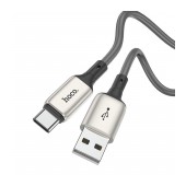 Data Cable Hoco X66 Howdy USB σε USB-C 2.4A  Gray 1m