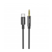 Audio Cable Hoco UPA19 USB-C Male to 3.5mm Male 1m Black