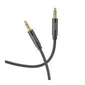 Audio Cable Hoco UPA19 Braided 3.5mm Male to 3.5mm Male 2m Black