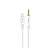Audio Cable Hoco UPA19 Lightning Male to 3.5mm Male Silver 1m
