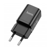 Travel Charger Hoco N19 Rigorous PD25W Fast Charging 25W USB-C Black
