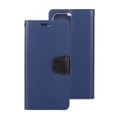 Book Case Goospery Sonata Diary Case for Apple iPhone 12/12 Pro Navy-Black