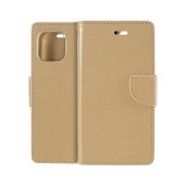Book Case Goospery Bravo Diary for Apple iPhone 12/12 Pro Gold
