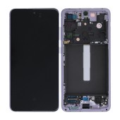 Original LCD & Digitizer Samsung SM-G990B Galaxy S21 Fe 5G Violet GH82-26414D