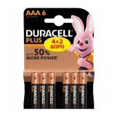 Alkaline Battery Simply Duracell LR03 size AAA 1.5 V Pcs. 4 + 2 and 50% Extra Life