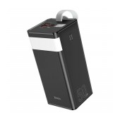 Power Bank Hoco J86 Powermaster 50000mAh PD20W+QC3.0 with 2x USB-A and USB-C Display and Desk Lamp Function Black