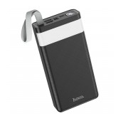 Power Bank Hoco J73 Powerful 30000mAh with 2 USB-A Outputs, Display and Light Function Black