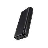 Power Bank J72A Easy 20000mAh with 2x USB-A and Illuminated Battery Indicator Black