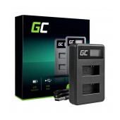 Charger Green Cell ADCB18 AHDBT-201 AHBBP-301 for GoPro HD HERO 3 CHDHX with Display Black Edition (4.2V 2.5W 0.6A)