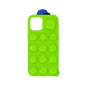Ancus TPU Pop It Case with Strap for Apple iPhone 11 Green with Design and Cord