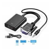 Adaptor Ancus HiConnect Audio and Video VGA to HDMI 3.5mm