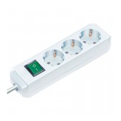 Power Strip Brennenstuhl  with 3 Inlet Sockets and On / Off Switch Cable 1.5 m IP20 White