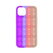 TPU Case Ancus TPU Pop It for Apple iPhone 13/iPhone 14 Purple Lilac Pink Beige