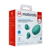 Bluetooth Hands Free Motorola Vervebuds 250 In-ear TWS IPX5 Wireles Charging Compatible with Alexa, Siri & Google Assistant Turquoise