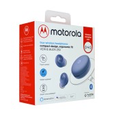 Bluetooth Hands Free Motorola Vervebuds 250 In-ear TWS IPX5 Wireles Charging Blue Compatible with Alexa, Siri & Google Assistant
