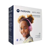 Bluetooth Stereo Motorola Kids JR300 V5.0 Pink On-ear with Microphone, Control Buttons, 3.5mm Cable and Extra Headphone Socket