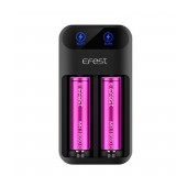 Efest LUSH Q2 Battery Charger with 2 Positions Battery Indicator compatible with IMR 3.6V / 3.7V Lithium Batteries: 10440,18650, 21700, 20700, 26650