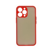 Case Goospery  Camera Protect Peach Garden Bumper for Apple iPhone 13 Pro Red