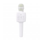 Wireless Microphone and Speaker Hoco BK5 Cantando V.5.0 White 5W with Karaoke Function and Micro SD Card