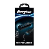 Hub Energizer USB 3.0 HC304A USB-C in 4 USB-A Positions Black