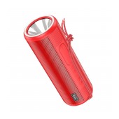 Portable Wireless Speaker Hoco HC11 Bora sports TWS Red V5.0 2X5W, FM, USB & AUX port, Micro SD and Flashlight
