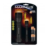 Lens Maximus Led Set 2pcs 60 and 90 Lumens Distance 20m and 35m Black