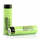 Rechargeable Industrial Type Battery, NCR18650B Li-ion 3.7V 3400mAh 4.9A 2pcs with Storage Box
