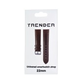 Spare Leather Trender TR-FX22BW Leatherette 22mm Brown