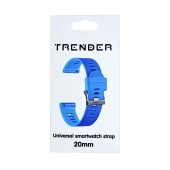 Spare Silicone Trender TR-SL20BL Strap 20mm Blue
