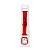 Spare Strap Trender TR-ASLTPU41RD Silicone + TPU Cover for Apple Watch 40 / 41mm Red