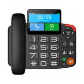 Maxcom MM42D 4G Landline GSM Phone with Mobile Phone Function, SOS Key, Android 6.0 Black