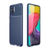 Case Ancus AutoFocus Carbon Fiber για Samsung SM-M336B Galaxy M33 5G Blue