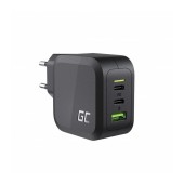 Green Cell Green Cell CHARGC08  PowerGaN 65W 2x USB-C, 1x USB-A Quick Charge 3.0, Samsung AFC, Huawei FCP