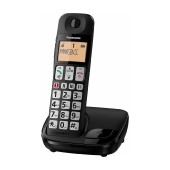 Dect/Gap Panasonic KX-TGE310GRB Black with Hands-Free Talking and Eco Fuction