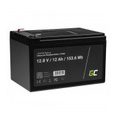 Green Cell CAV08 LiFePO4 12V 12.8V 12Ah Battery for Photovoltaics and Boats