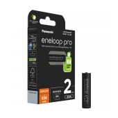 Rechargeable Battery Panasonic eneloop pro BK-4HCDE/2BE 930 mAh size AAA Ni-MH 1.2V Τεμ. 2 New Package