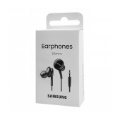 Hands Free Stereo Samsung 3.5 mm with Microphone and Power Button Black