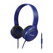 Stereo Headphone Panasonic RP-HF100ME-W 3.5mm with Microphone and Folding Mechanism Blue
