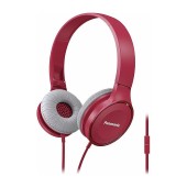Stereo Headphone Panasonic RP-HF100ME-P 3.5mm with Microphone and Folding Mechanism Pink