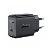Travel Charger A Acefast A21 Fast Charging USB-C PD30W QC3.0/QC2.0 GaN Black